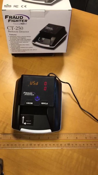 【匿名配送】B+COMONE CT-250 | Automatic Counterfeit Money Detector | Fraud Prevention